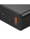 Hurtownia GSM - Ładowarka sieciowa Baseus GaN C+C+U, 120W, EU (czarna) - BSU1836BLK - {ean13} - Hurt