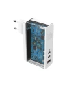 Hurtownia GSM - Ładowarka sieciowa Baseus GaN C+C+U, 120W, EU (biała) - BSU1837WHT - {ean13} - Hurt