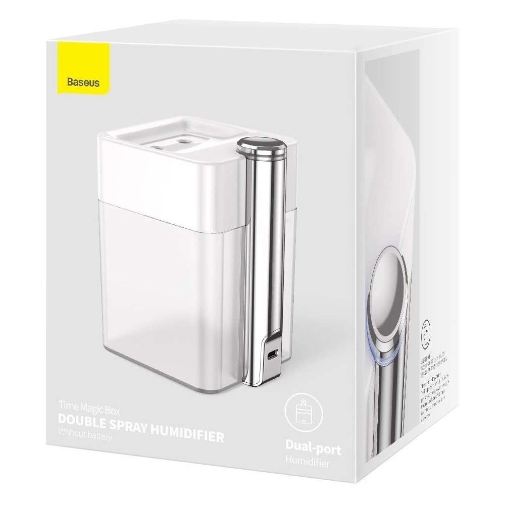 Hurtownia GSM - Luftbefeuchter Baseus Time Magic Box, 550ml (ohne Batterien) - weiß - BSU1839WHT - {ean13} - Hurt