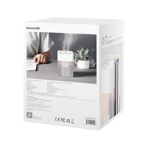 Nawilżacz powietrza Baseus Time Magic Box, 550ml (200mAh) - biały
