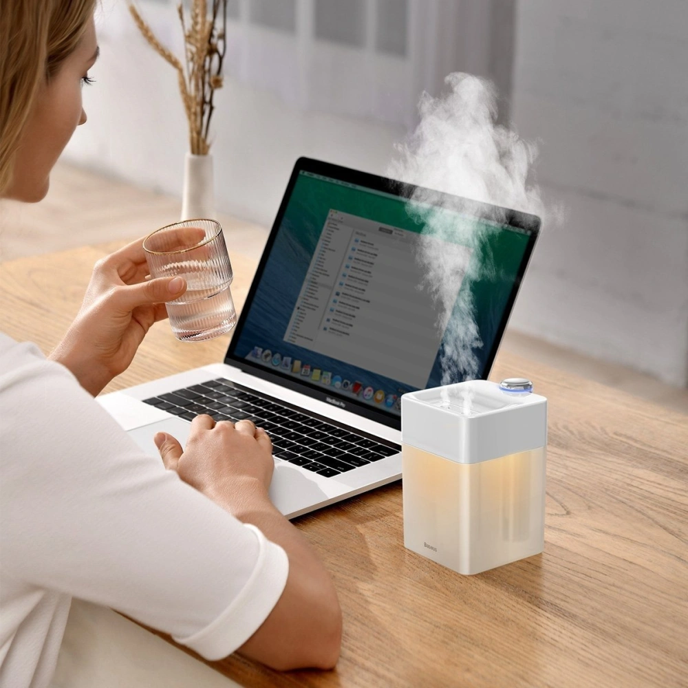 Hurtownia GSM - Luftbefeuchter Baseus Time Magic Box, 550ml (200mAh) - weiß - BSU1840WHT - {ean13} - Hurt