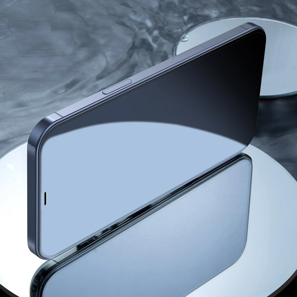 Wholesale Tempered glass 0.3mm with blue light filter Baseus Apple iPhone 12 mini (2pcs) black - BSU1842 - {ean13} - Hurt
