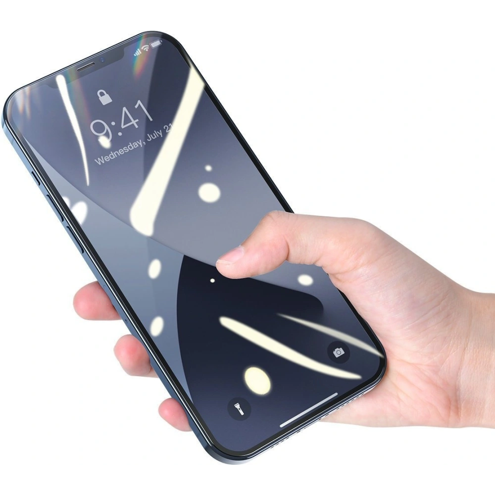 Hurtownia GSM - Szkło hartowane 0.3mm KC01 Baseus Apple iPhone 12 mini (2szt.) czarne - BSU1843 - {ean13} - Hurt