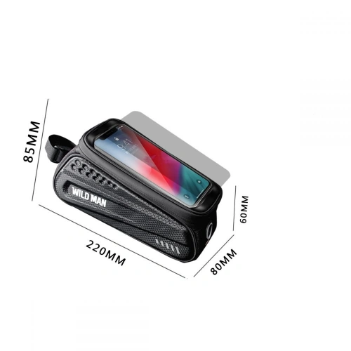 Sakwa rowerowa WildMan Hardpouch Bike Mount L Black