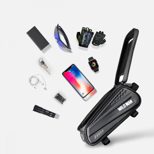 Sakwa rowerowa WildMan Hardpouch Bike Mount L Black