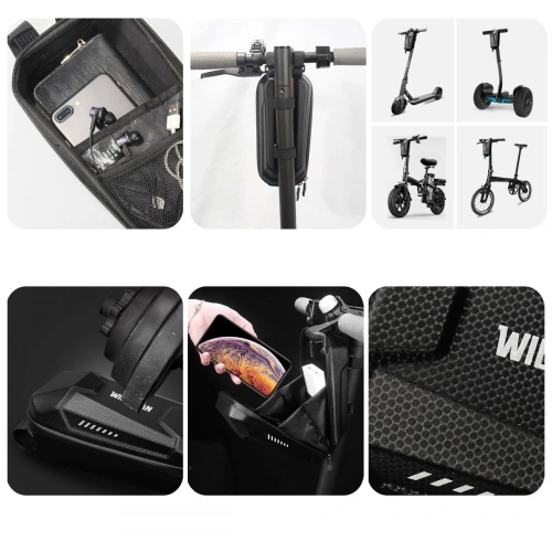 Sakwa do hulajnogi WildMan Hardpouch Electric Scooter M Black