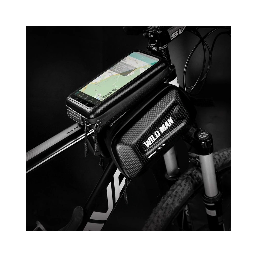 Wholesale WildMan Hardpouch Bike Mount XL Black - WLD005BLK - {ean13} - Hurt