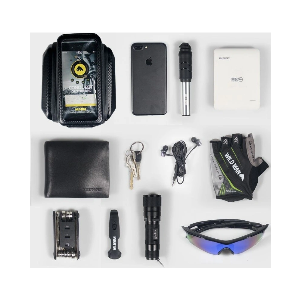 Wholesale WildMan Hardpouch Bike Mount XL Black - WLD005BLK - {ean13} - Hurt