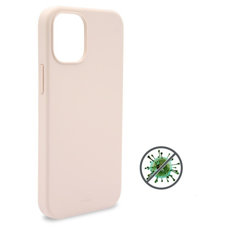Puro Distributor - 8033830296772 - PUR361PNK - PURO ICON Anti-Microbial Cover Apple iPhone 12 Pro Max (pink) - B2B homescreen
