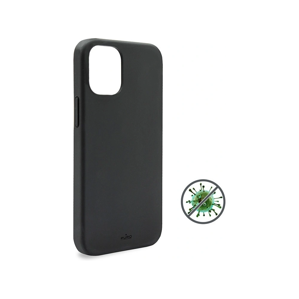 Hurtownia GSM - Etui PURO ICON Anti-Microbial Cover Apple iPhone 12/12 Pro (czarny) - PUR352BLK - {ean13} - Hurt