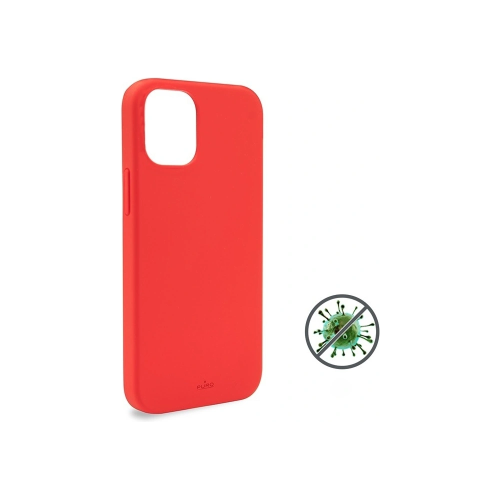 Hurtownia GSM - Etui PURO ICON Anti-Microbial Cover Apple iPhone 12 mini (rot) - PUR341RED - {ean13} - Hurt
