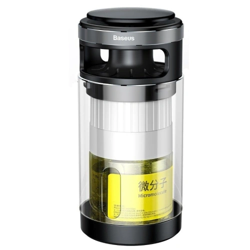 Samochodowy oczyszczacz powietrza Baseus, ze wskaźnikiem fomaldehydu (srebrny)