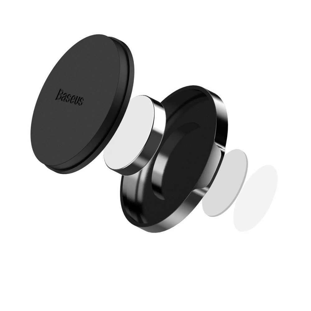 Wholesale Baseus Magnetic dashboard car holder - Silver - BSU1849BLK - {ean13} - Hurt