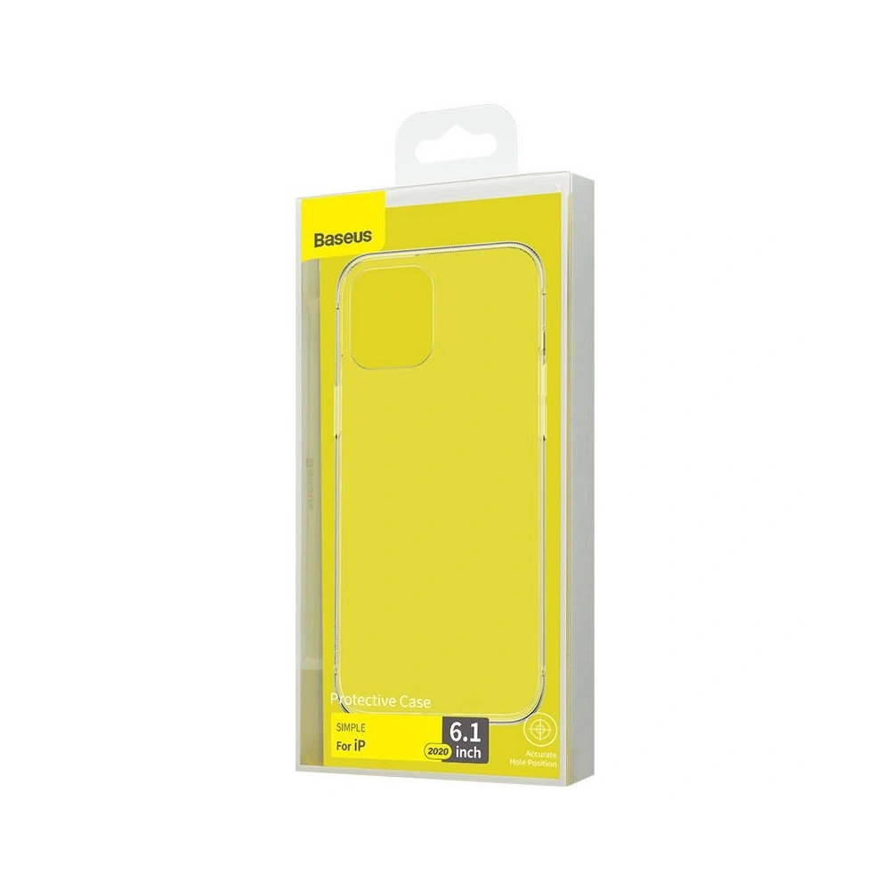 Hurtownia GSM - Przezroczyste etui Baseus Simple Case Apple iPhone 12/12 Pro - BSU1850 - {ean13} - Hurt