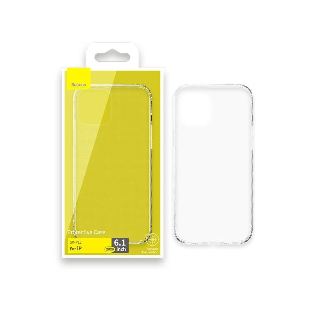 Hurtownia GSM - Przezroczyste etui Baseus Simple Case Apple iPhone 12/12 Pro - BSU1850 - {ean13} - Hurt