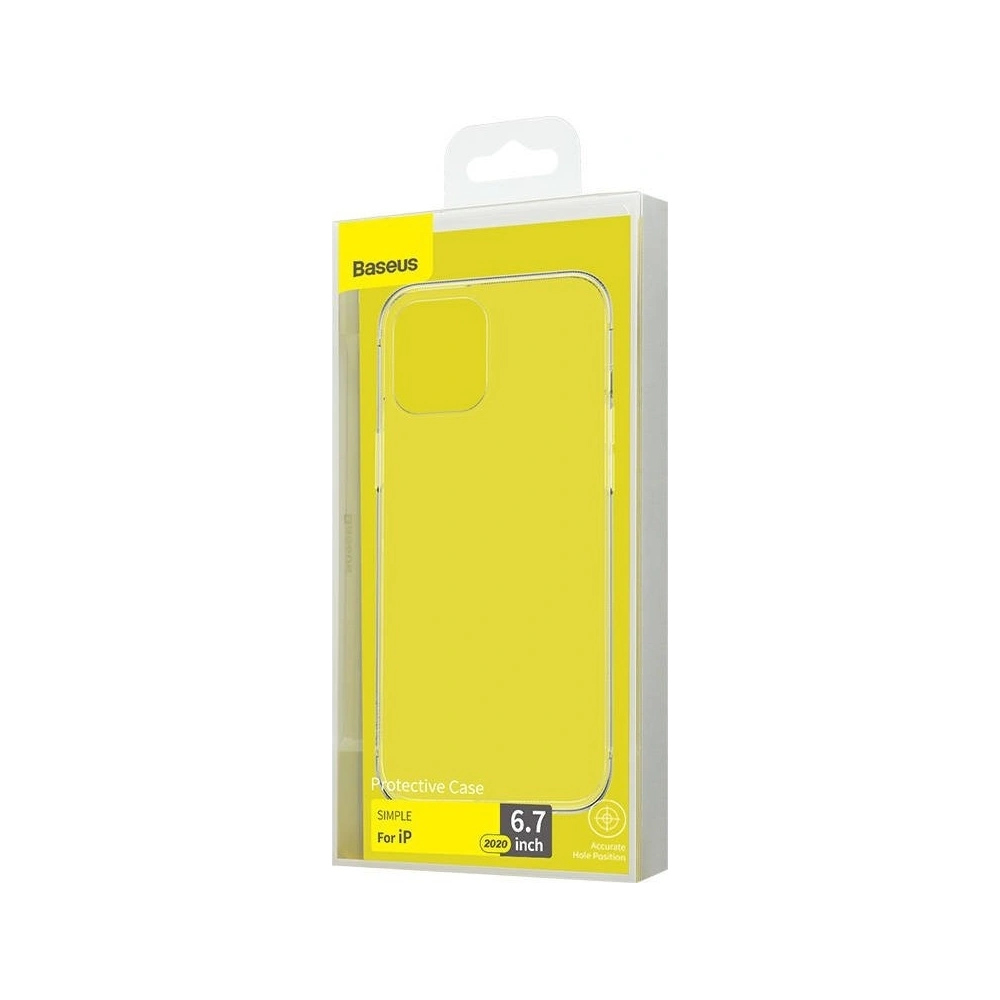 Hurtownia GSM - Przezroczyste etui Baseus Simplicity Case Apple iPhone 12 Pro Max (2020) - BSU1852 - {ean13} - Hurt