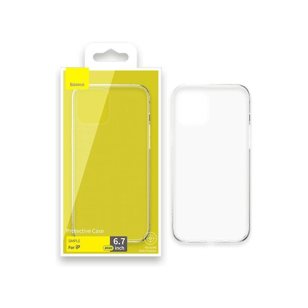 Hurtownia GSM - Przezroczyste etui Baseus Simplicity Case Apple iPhone 12 Pro Max (2020) - BSU1852 - {ean13} - Hurt