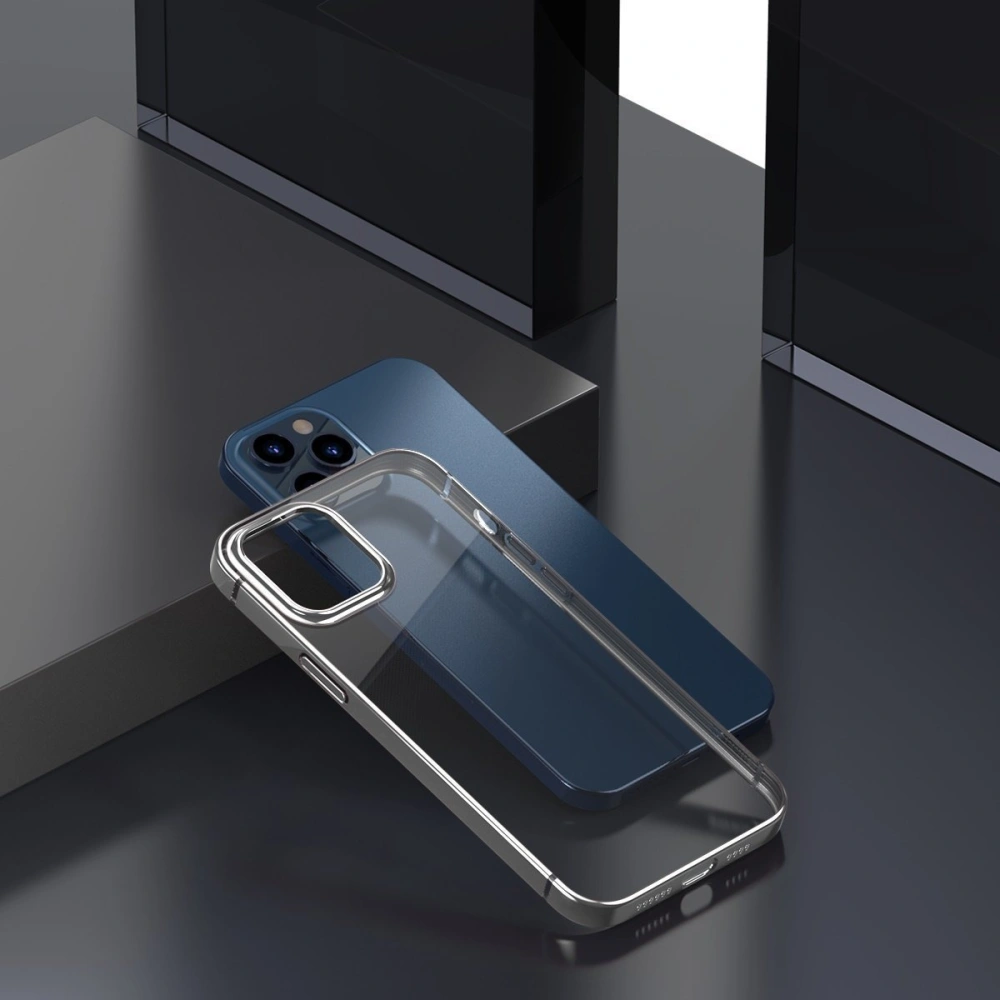 Hurtownia GSM - Przezroczyste etui Baseus Shining Case Apple iPhone 12 Pro Max (złote) - BSU1853GLD - {ean13} - Hurt
