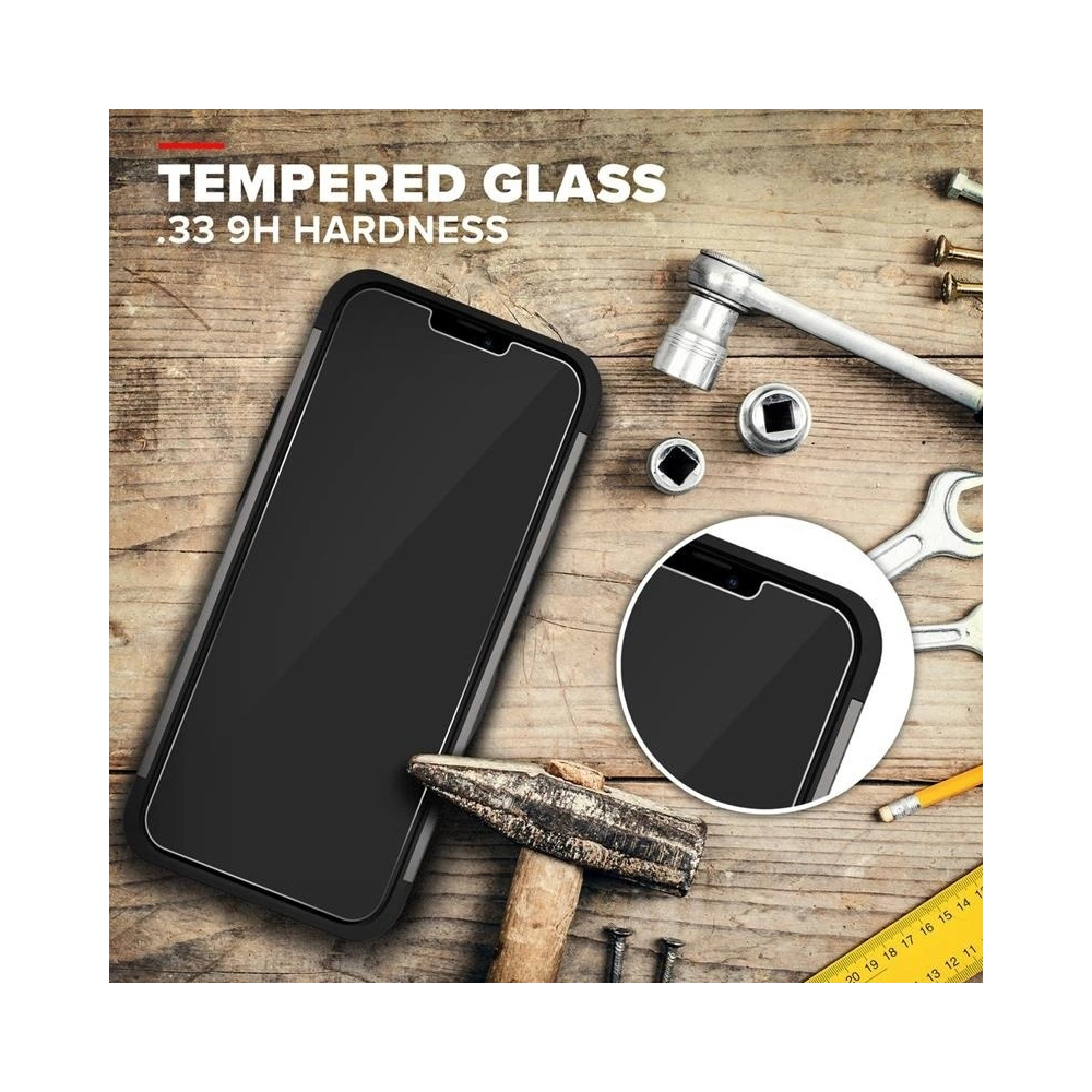 Hurtownia GSM - Panzergelände Zizo Bolt Cover Apple iPhone 12 mini mit 9H Glas für den Bildschirm + Ständer & Gürtelclip (grau) - ZIZ047GRY - {ean13} - Hurt