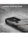 Hurtownia GSM - Panzergelände Zizo Bolt Cover Apple iPhone 12 mini mit 9H Glas für den Bildschirm + Ständer & Gürtelclip (grau) - ZIZ047GRY - {ean13} - Hurt