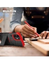 Hurtownia GSM - Pancerne etui Zizo Bolt Cover Apple iPhone 12 mini ze szkłem 9H na ekran + podstawka & uchwyt do paska (czarny/czerwony) - ZIZ048BLKRED - {ean13} - Hurt