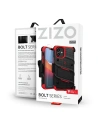 Wholesale Zizo Bolt Cover - Case for iPhone 12 Mini with Military Grade + Glass Screen Protector & Kickstand and Holster (Black/Red) - ZIZ048BLKRED - {ean13} - Hurt