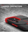 Hurtownia GSM - Pancerne etui Zizo Bolt Cover Apple iPhone 12 mini ze szkłem 9H na ekran + podstawka & uchwyt do paska (czarny/czerwony) - ZIZ048BLKRED - {ean13} - Hurt