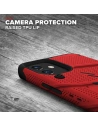 Hurtownia GSM - Pancerne etui Zizo Bolt Cover Apple iPhone 12 mini ze szkłem 9H na ekran + podstawka & uchwyt do paska (czerwony/czarny) - ZIZ049REDBLK - {ean13} - Hurt
