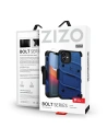 Hurtownia GSM - Pancerne etui Zizo Bolt Cover Apple iPhone 12 mini ze szkłem 9H na ekran + podstawka & uchwyt do paska (niebieski/czarny) - ZIZ050BLUBLK - {ean13} - Hurt