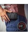 Hurtownia GSM - Pancerne etui Zizo Bolt Cover Apple iPhone 12 mini ze szkłem 9H na ekran + podstawka & uchwyt do paska (czarny) - ZIZ051BLK - {ean13} - Hurt