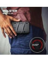 Hurtownia GSM - Pancerne etui Zizo Bolt Cover Apple iPhone 12/12 Pro ze szkłem 9H na ekran + podstawka & uchwyt do paska (szary) - ZIZ052GRY - {ean13} - Hurt