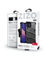 Hurtownia GSM - Pancerne etui Zizo Bolt Cover Apple iPhone 12/12 Pro ze szkłem 9H na ekran + podstawka & uchwyt do paska (szary) - ZIZ052GRY - {ean13} - Hurt