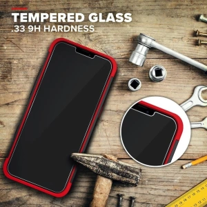 Wholesale Zizo Bolt Cover - Case for iPhone 12 / iPhone 12 Pro with Military Grade + Glass Screen Protector & Kickstand and Holster (Black - ZIZ053BLKRED - {ean13} - Hurt