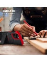 Wholesale Zizo Bolt Cover - Case for iPhone 12 / iPhone 12 Pro with Military Grade + Glass Screen Protector & Kickstand and Holster (Black - ZIZ053BLKRED - {ean13} - Hurt
