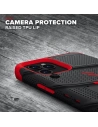 Wholesale Zizo Bolt Cover - Case for iPhone 12 / iPhone 12 Pro with Military Grade + Glass Screen Protector & Kickstand and Holster (Black - ZIZ053BLKRED - {ean13} - Hurt