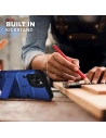Hurtownia GSM - Pancerne etui Zizo Bolt Cover Apple iPhone 12/12 Pro ze szkłem 9H na ekran + podstawka & uchwyt do paska (niebieski/czarny) - ZIZ054BLUBLK - {ean13} - Hurt