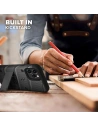Hurtownia GSM - Pancerne etui Zizo Bolt Cover Apple iPhone 12 Pro Max ze szkłem 9H na ekran + podstawka & uchwyt do paska (czarny) - ZIZ056BLK - {ean13} - Hurt