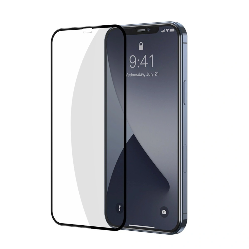 Hurtownia GSM - Szkło hartowane 0.3mm Baseus Apple iPhone 12 Pro Max (2szt.) czarne - BSU1866 - {ean13} - Hurt