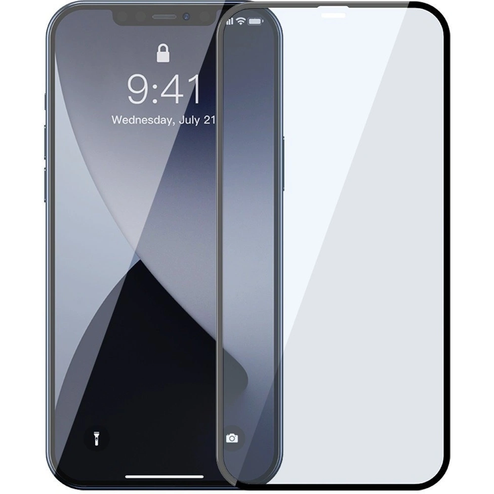 Hurtownia GSM - Szkło hartowane z filtrem światła niebieskiego 0.3mm Baseus Apple iPhone 12 Pro Max (2szt.) czarne - BSU1867 - {ean13} - Hurt