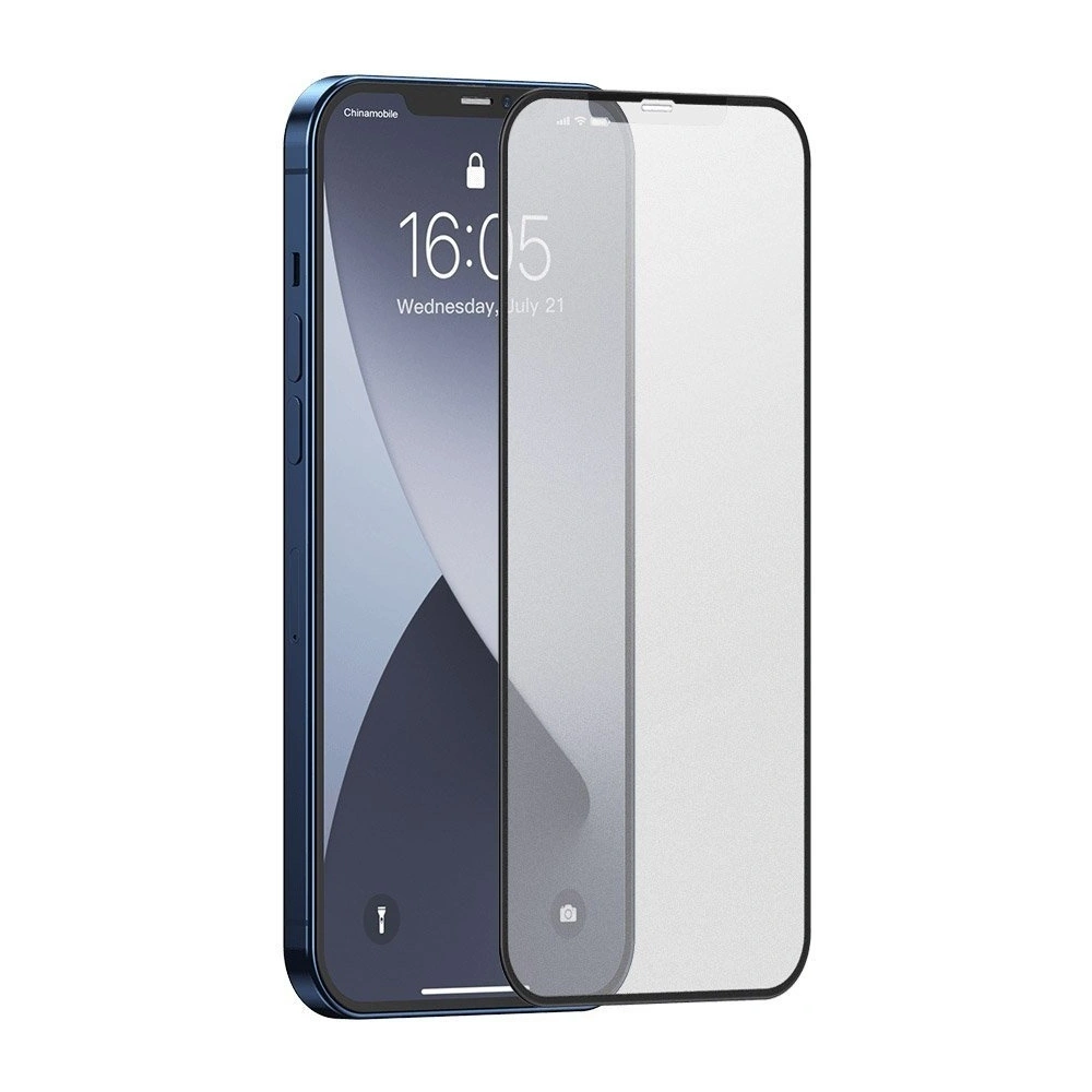 Hurtownia GSM - Szkło hartowane 0.25mm KM01 Baseus Apple iPhone 12 Pro Max (2szt.) czarne - BSU1870 - {ean13} - Hurt