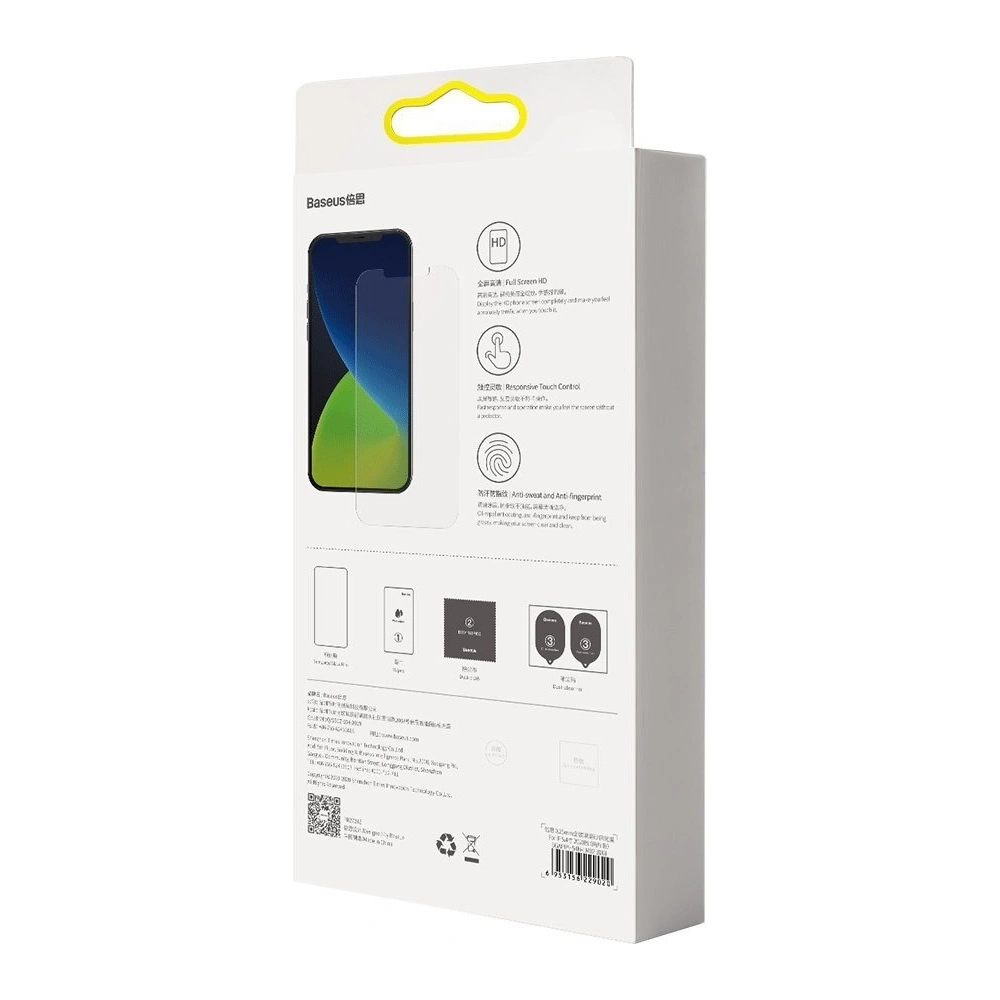 Hurtownia GSM - Szkło hartowane 0.3mm Baseus Apple iPhone 12/12 Pro (2szt.) - BSU1876 - {ean13} - Hurt