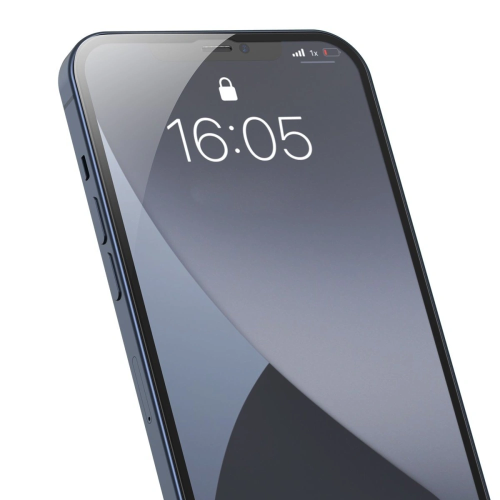 Hurtownia GSM - Szkło hartowane 0.23mm Baseus Apple iPhone 12/12 Pro (2szt.) czarne - BSU1878 - {ean13} - Hurt