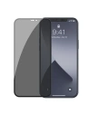 Tempered glass 0.3mm Baseus with Privatization filter Apple iPhone 12 Pro Max (2pcs) black