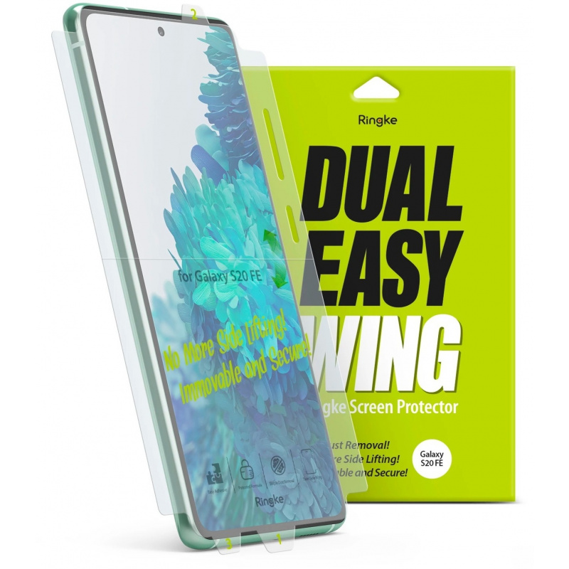 Hurtownia Ringke - 8809758105881 - RGK1300 - Folia hydrożelowa Ringke Dual Easy Wing Full Cover Samsung Galaxy S20 FE [2 PACK] - B2B homescreen