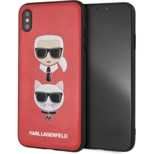 Hurtownia GSM - Case Karl Lagerfeld KLHCI65KICKCRE Apple iPhone XS Max Hardcase rot/red Karl & Choupette - KLD379RED - {ean13} - Hurt