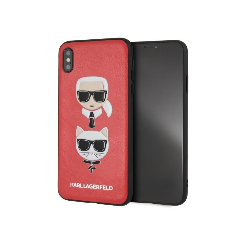Hurtownia Karl Lagerfeld - 3700740435939 - KLD379RED - Etui Karl Lagerfeld KLHCI65KICKCRE Apple iPhone XS Max hardcase czerwony/red Karl & Choupette - B2B homescreen