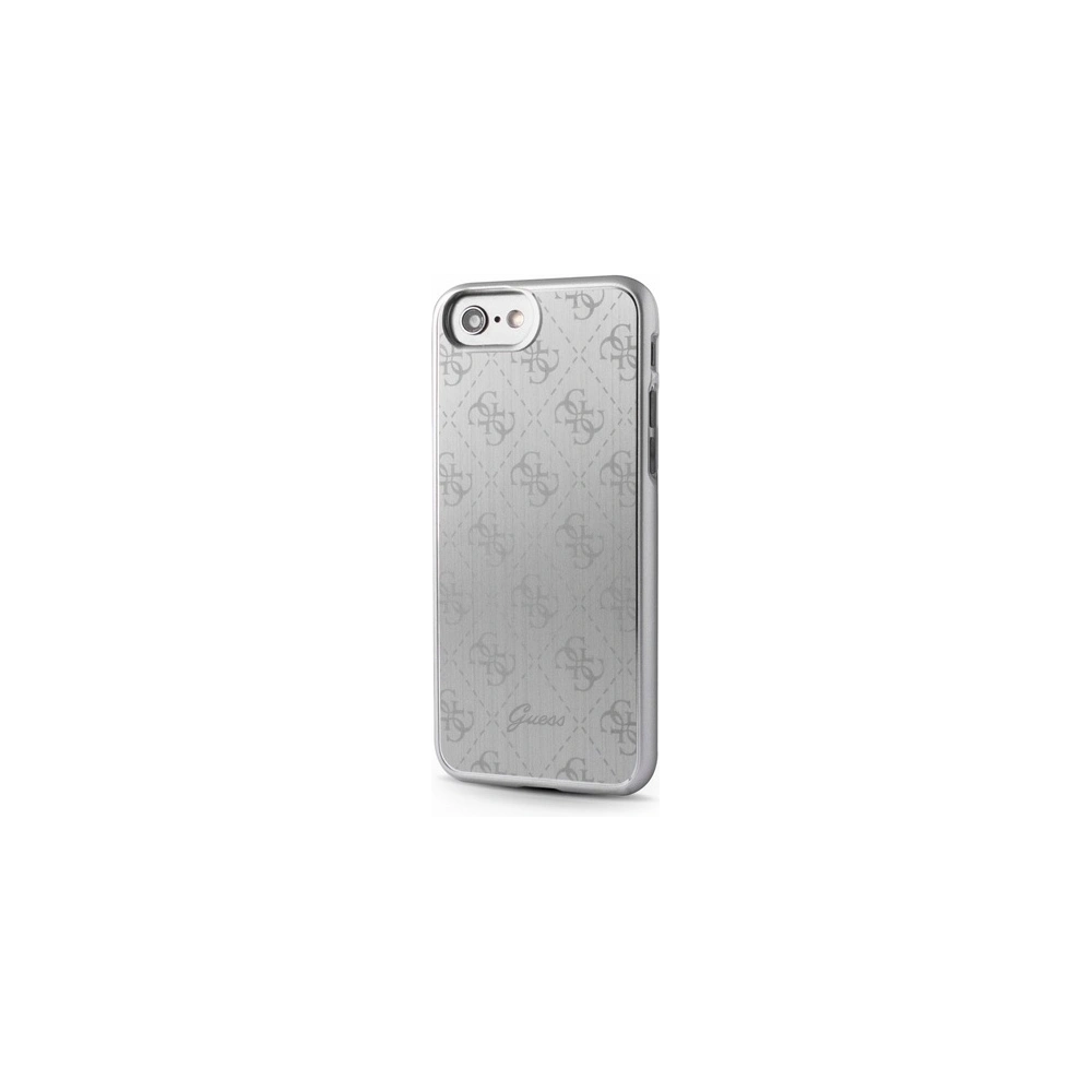 Wholesale Guess GUHCP7MESI iPhone 8/7/6 silver hardcase 4G ALUMINUM PLATE - GUE709SLV - {ean13} - Hurt