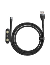 Hurtownia GSM - Kabel USB Baseus Fast 4w1 USB do USB-C / Lightning / Micro 3A 1m (szary + czarny) - BSU1883GRYBLK - {ean13} - Hurt