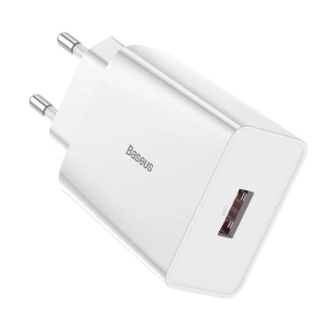 Schnellladegerät Baseus Speed Mini, PD + QC 3.0 18W (weiß)