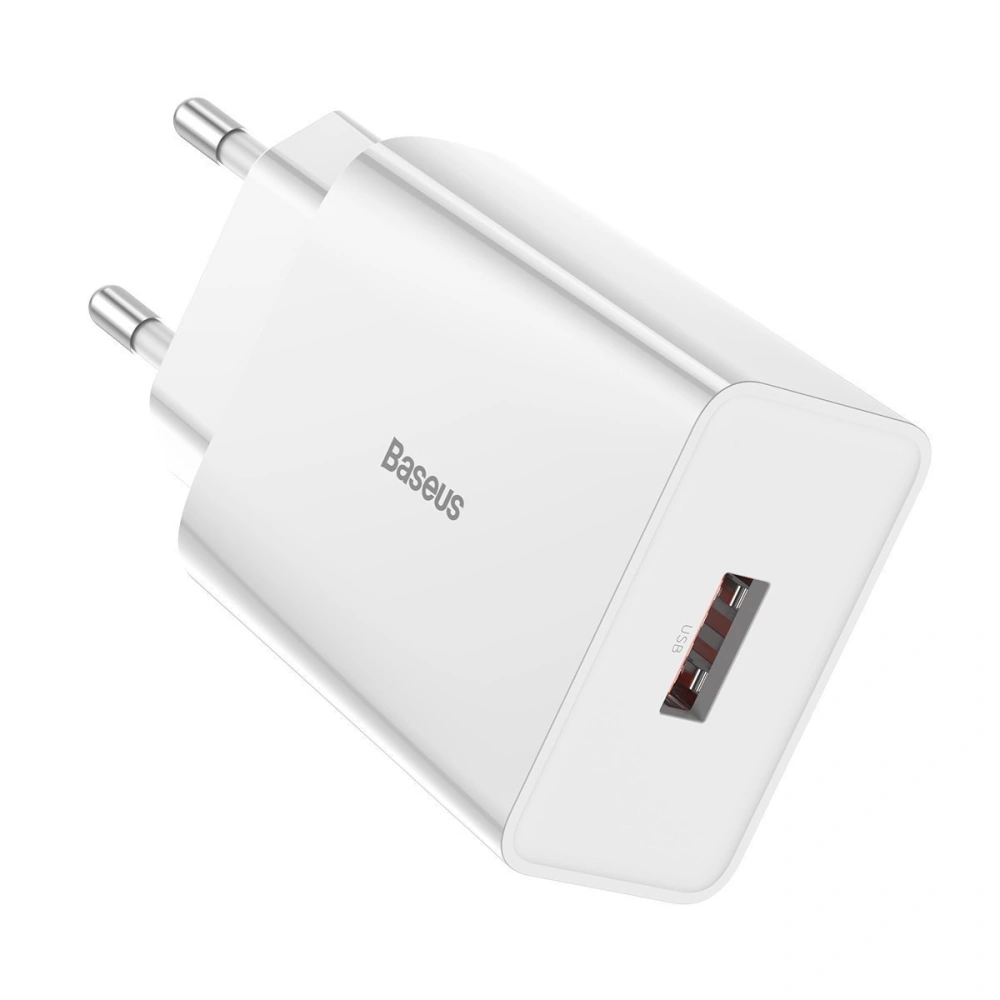 Hurtownia GSM - Schnellladegerät Baseus Speed Mini, PD + QC 3.0 18W (weiß) - BSU1884WHT - {ean13} - Hurt